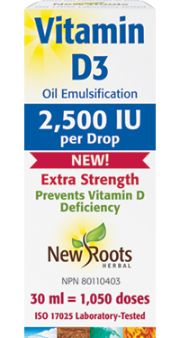 Vitamin D3 (Oil Emulsification) 2,500 IU per Drop Extra Strength